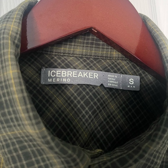 Icebreaker Men's Departure II LS Plaid Shirt | Size Small - Picture 4 of 7